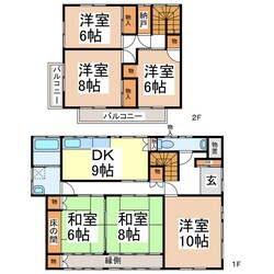 諏訪様貸家の物件間取画像